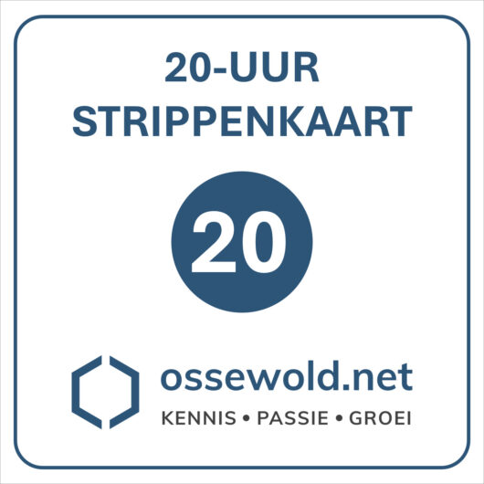 Strippenkaart 20 uur — Kleine opdracht, grote helderheid