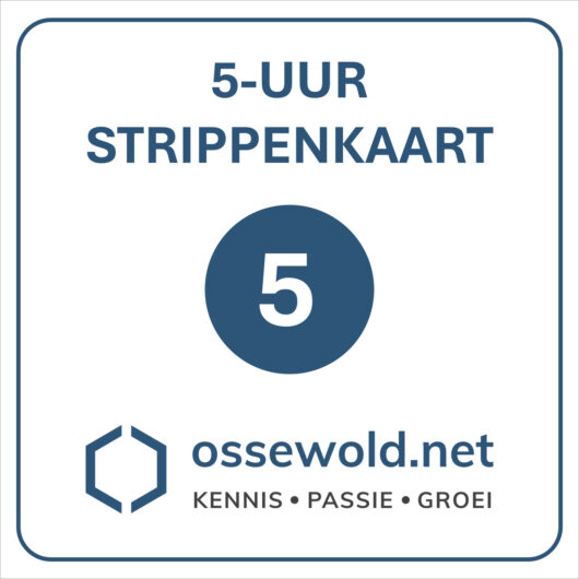 Strippenkaart 5 uur — Flexibel sparren op jouw moment
